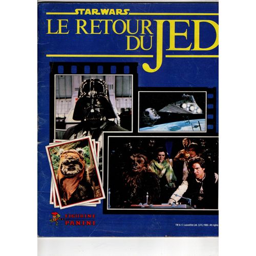 Album Panini Star Wars Le Retour Du Jedi 1983 Incomplet