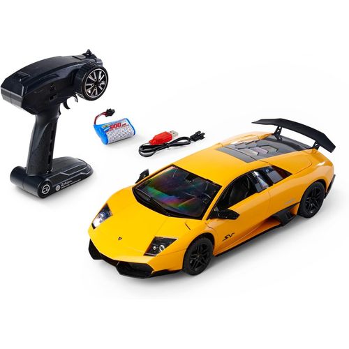 500404304 1:14 Lamborghini Murcielago Sv 2.4g 100% Rtr Jaune-Voiture Tlcommande,clairage Led,Voiture Rc,Vhicule Rc,Voiture Rc 1:14,Jouet Tlcommand