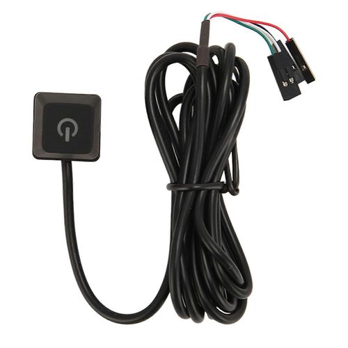 Extension du bouton d'alimentation du PC Flexibilité externe Interrupteur d'alimentation du PC Câble adaptateur d'alimentation Bouton hôte de l'ordinateur 1,65 mètre / 5,4 pieds