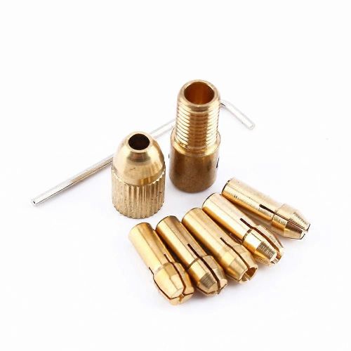 1Set/8pcs 0.5mm-3mm Petit foret électrique Collet Micro Mini Twist Drill Tool