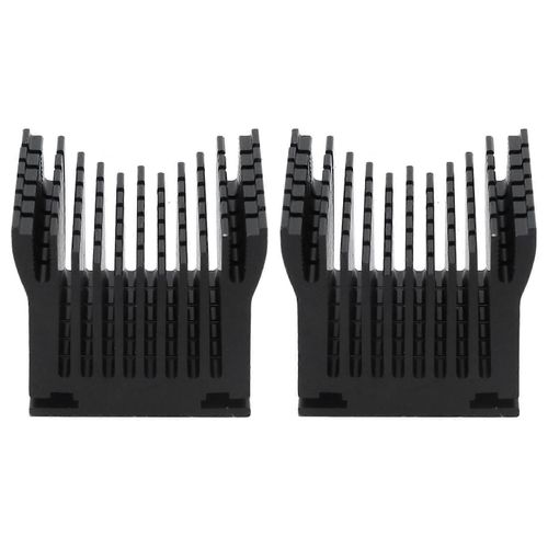 2Pcs Aluminium Dissipateur Thermique Refroidisseur Imprimante 3D Carte mère Sud Nord Pont Chipset Single CoolingNoir