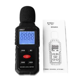 Sonomètre Affichage LCD numérique Écran rétroéclairé Décibel Décibel Compteur SPL portable S8607