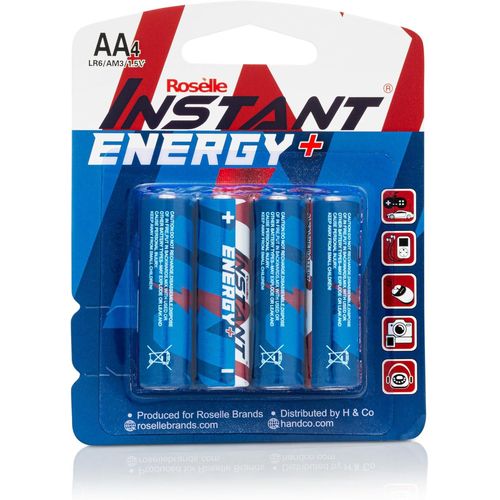 KYAOAYO-Instant Energy Plus Lot De 4 Piles Aa Lr6/Am3/1,5 V