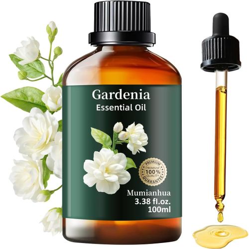 Kyaoayo-Huile Essentielle De Gardénia Pure Huile Naturelle De Gardénia Pour Diffuseur De Chambre, Revitalisant Linge & Parfum Féminin | Grade Thérapeutique Pour Bougies & Peau \ 100 Ml