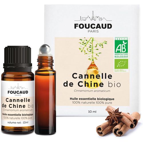 KYAOAYO-Huile Essentielle De Cannelle De Chine |Cinnamomum Aromaticum |Bio |100% Naturelle Et Pure |Roll On Inclus |Chemotypée |Certifiée Agriculture Biologique |10 Ml |Marque França Depuis 1946