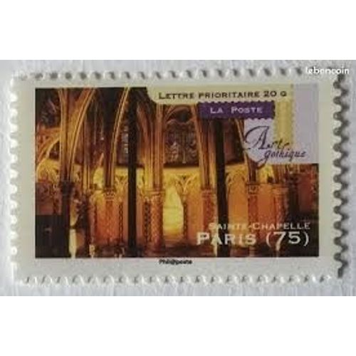 Art Gothique : Sainte Chapelle De Paris Année 2011 Autoadhésif N° 562a Yvert Et Tellier Luxe Hors Carnet Émis En Feuilles