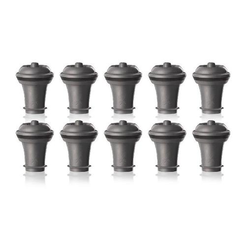 Wine Stoppers Gris Lot De 10