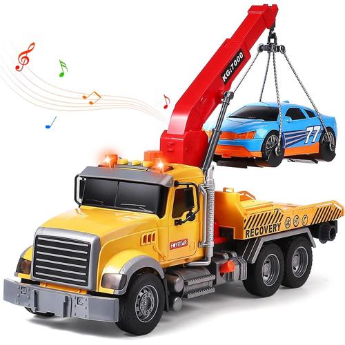 Jouets pour garçons de 3, 4, 5, 6 et 7 ans - Véhicules de construction  Transporteur de camions Jouet pour enfants Jouets Camion pour tout-petits  garçons filles, cadeaux d'anniversaire de Noël pour