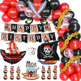 Décoration de pirate - 23 pièces - Ballon de pirate - Fournitures de fête  de pirate