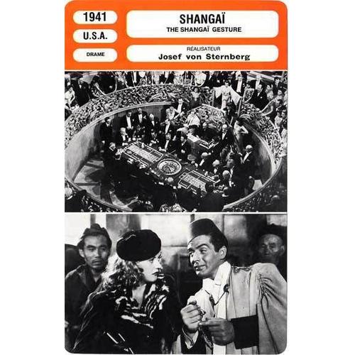 Fiche Monsieur Cinema Shangaï De Joseph Von Sternberg Avec Gene Tierney, Walter Huston Et Victor Mature