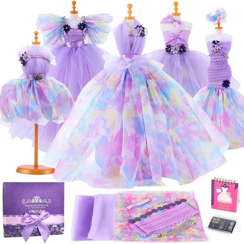 Fashion Design Enfant Kit Couture Fille 6 7 8 9 10 11 12 Ans,Kit de