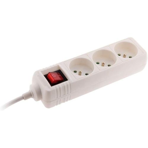 KYAOAYO-Bloc 3 Pr s 16A 2P+T Avec Interrupteur - Blanc -