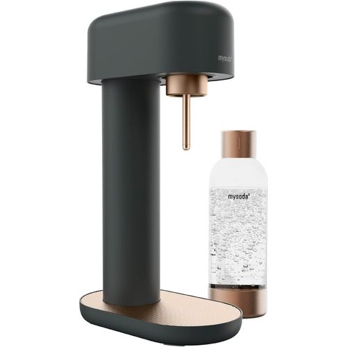 Kyaoayo-Ruby 2 - Machine ¿¿ Eau P¿¿Tillante Design Avec Une Bouteille D'eau En Pet (Sans Cylindre De Co2) - Noir-Cuivre