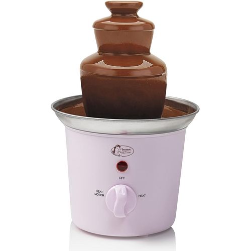 Kyaoayo-Fontaine ¿¿ Chocolat, 3 ¿¿Tages, Petite Fontaine ¿¿ Chocolat Avec Fonction De Maintien Au Chaud, 60 Watts, Couleur Rose