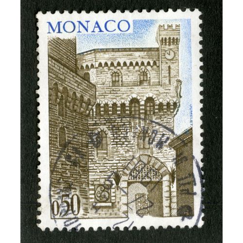 Timbre Oblitéré Monaco, 0.50