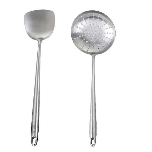 Ensemble D'ustensiles De Cuisine Pour Wok En Acier Inoxydable - Résistant À La Chaleur