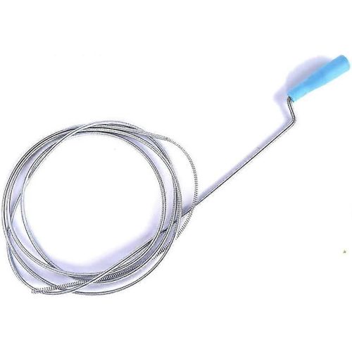 Déboucheur flexible pour évier de salle de bain, baignoire, toilettes, évier de cuisine, drainage lent (bleu) 1 pièce