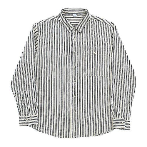 Chemises Boutonnées À Manches Longues Pour Hommes, Décontractées Et Élégantes, Chemises Habillées À Rayures, Chemises En Coton