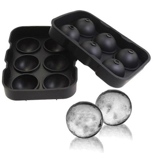 Moule À Glaçons 6 Trous Pour Boules De Glace, Pour Glaçons Ronds, 100 % Sans Bpa - Moule À Glaçons Sphérique Pour Whisky, Cocktails, Jus