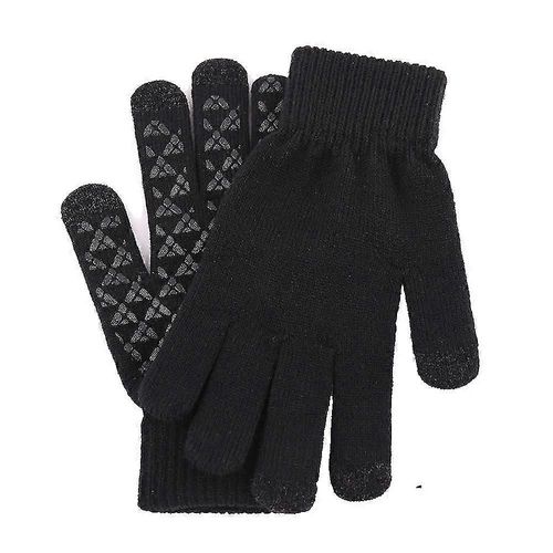 Gants Thermiques En Tricot, Gants Antidérapants En Laine Pour Écran Tactile