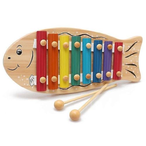 Ensemble de percussions éducatives pour enfants, jouet xylophone, cadeau pour enfants de 1, 2 ou 3 ans, 1 pièce multicolore, Yaju