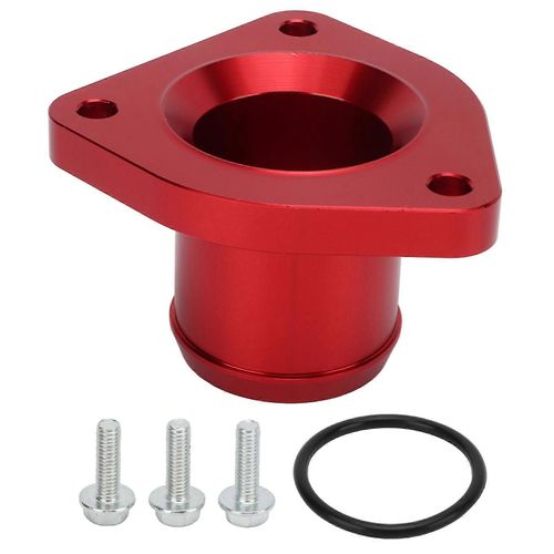 Boîtier De Thermostat 6061 ? T6 Billet De Remplacement En Alliage D'aluminium Pour Ford Powerstroke 7.3l 1999 ?2003 Rouge