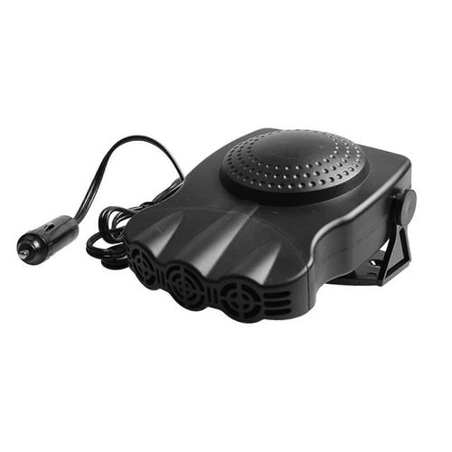 Chauffage De Voiture Chaud Froid Utilisation 3 Vent Sortie Coffre-Fort Allume-Cigare Dégivreur Désembueur Pour Véhicule 12v Noir