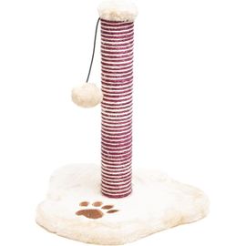 Ershi-Aqpet Poteau Griffoir Pour Chat Arbre Jeu Chat Avec Balle 39 Cm Couleur Beige[10]