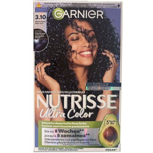 Garnier - Coloration Permanente Nutrisse Ultra Color - 3.10 Bleu-Noir 