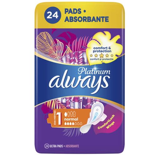 Protège-Slips Always Platinum Normal 24 Pcs 