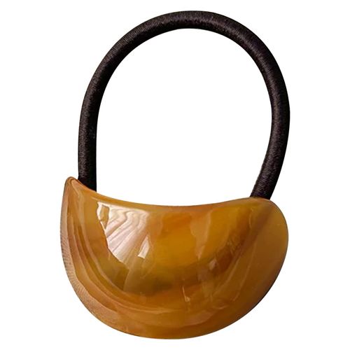 Élastique Casual Pour Cheveux Avec Perle Nacré Vintage Chic Orange