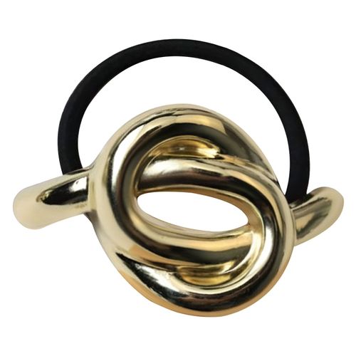 Élastique Casual Pour Cheveux À N?ud Chic Doré