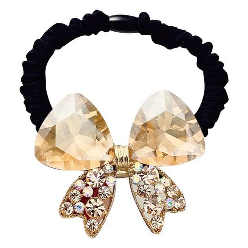 Élastique Casual Pour Cheveux À N?ud Papillon Joaillier Sophistiqué Beige