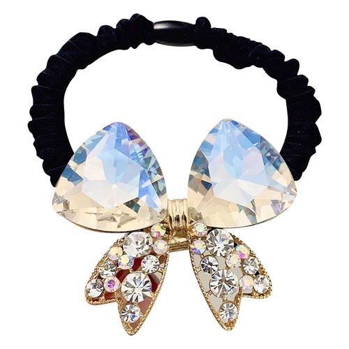 Élastique Casual Pour Cheveux À N?ud Papillon Joaillier Sophistiqué Blanc