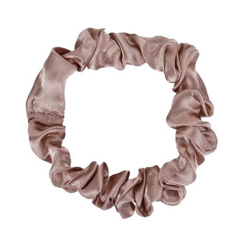 Chouchou Classique Pour Cheveux En Satin Plissé Minimaliste Mauve Antique