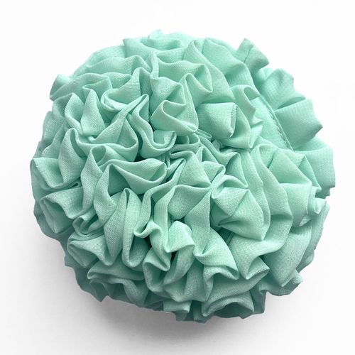 Chouchou Maxi Pour Cheveux En Mousseline Vaporeuse Décontractée Vert Eclatant