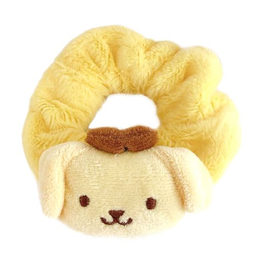 Chouchou Classique Pour Cheveux En Peluche Pompompurin Kawaii Jaune