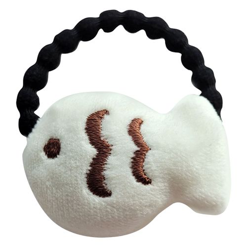 Élastique Pour Cheveux Avec Poisson En Peluche Cosy Blanc