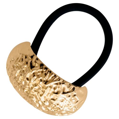 Élastique Casual Pour Cheveux À Demi-Lune Chic Doré
