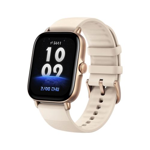 Amazfit-Gts 4 Mini New Smartwatch Avec Alexa, Fréquence Cardiaque 24h Intégrée, 150 Modes De Sport, Montre Intelligente, Nouveau-Blanc Ivoire