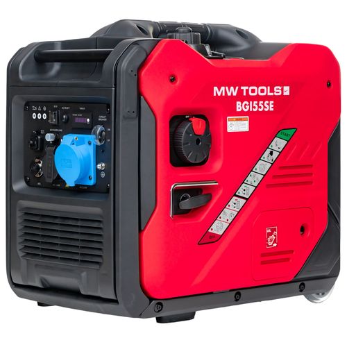 Groupe électrogène inverter ATS essence 5,5 kW 230 V silencieux MW Tools BGI55SE