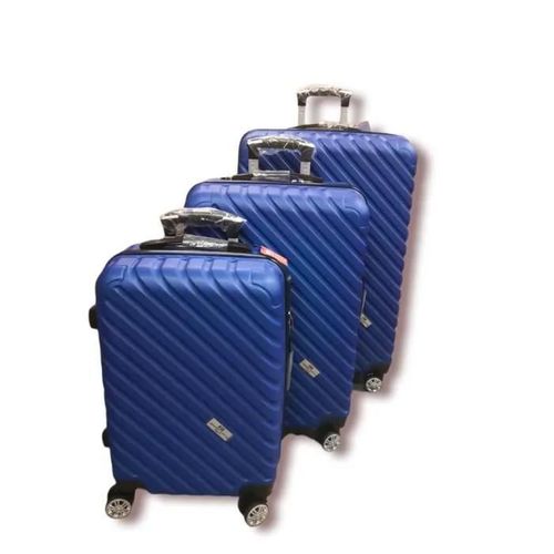 Set de 3 valises ABS " Umberto Ravelli " - BLEU