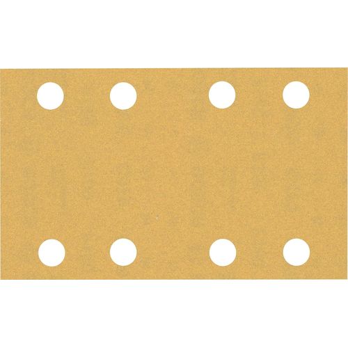 Professional 10x Feuilles abrasives Expert C470 à 8 trous (pour Bois dur, Peinture sur bois, 80x133 mm, Grain 180, Accessoires Ponceuse excentrique)