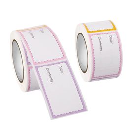 4 Rouleaux Étiquette Alimentaire Vierge Autocollants De Autocollants D