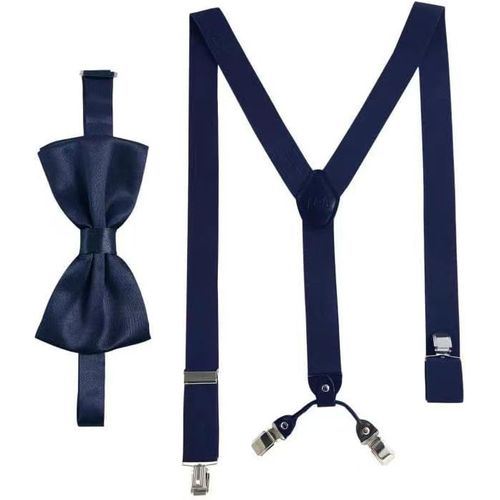 Braces With Bow Tie Set For Men And Women I Elastic Y Braces With Extra Strong Clips-3.5 Cm Wide-Adjustable Length I Pre-Attached Tie For Suit""},""Additionalweblabs"".[M712]