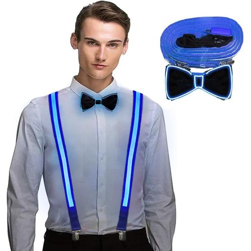 Led Light Up Braces And Bow Tie For Men,Led Light Up Braces For Music Festival,Halloween Costume Party,Neon Light Up Dark Party Supplies""},""Additionalweblabs"".[M716]
