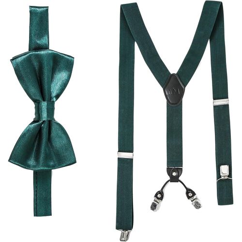 Braces With Bow Tie Set For Men And Women I Elastic Y Braces With Extra Strong Clips-3.5 Cm Wide-Adjustable Length I Pre-Attached Tie For Suit""},""Additionalweblabs"".[M707]