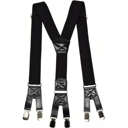 Heavy Duty Y-Shaped Suspenders With Six Clips-4 Cm