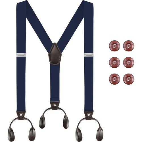 Men's Braces Button End,Button Braces For Men Trousers Heavy Duty,Men Braces For Trousers With Buttons 1.4 Inches Wide Adjustable Elastic Y Shape""},""Additionalweblabs"".[M1030]