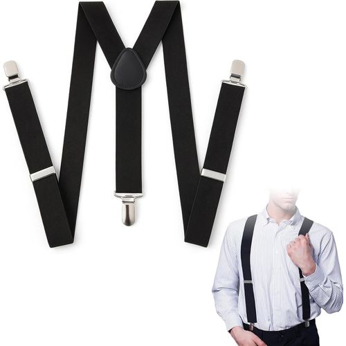 Bretelles De Type Y Réglables En Longueur Pour Homme Avec Boucle Triangulaire Antidérapante